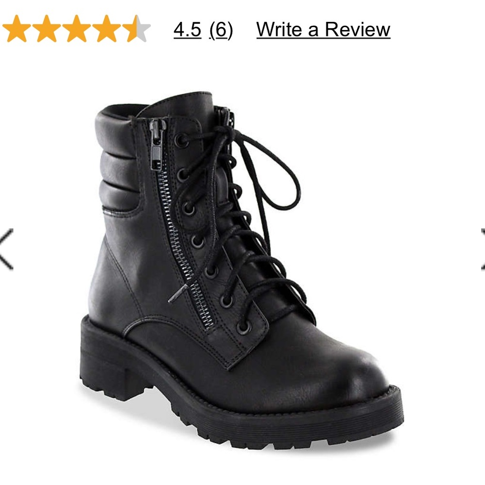 MIA Black Combat Boot